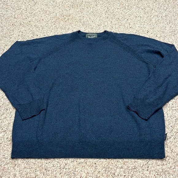 Woolrich 100% Merino Wool Indigo Sweater - Picture 1 of 11